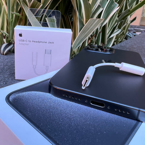 ADAPTADOR USB-C A JACK IPHONE 15 / IPAD PRO